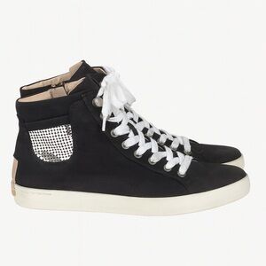 BRUSQUE Leather High Top Sneakers